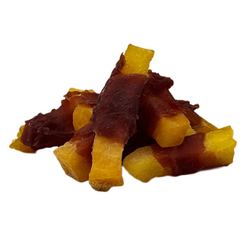 Pochúťka pre psov Duo Flavors – Kačica s batátom Mersjo 200g