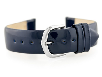 Kožený remienok na hodinky Bs-116 -16mm - Lakovaný