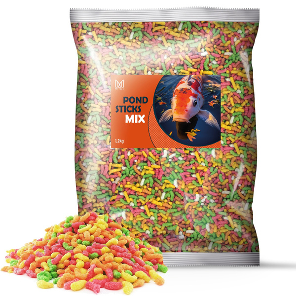 Krmivo pre koi kapry Mersjo Pond sticks MIX 1,3kg 9l
