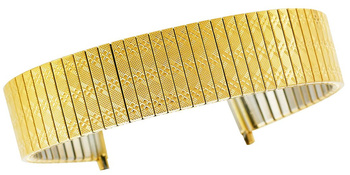Napínací náramok Gold HQ 18 až 22 mm 112G-18/22