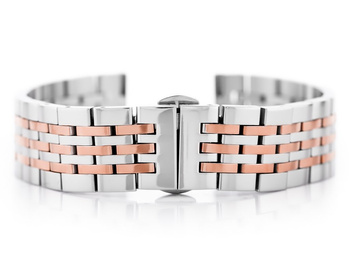 Náramok Model 4 Silver Rose Gold 18 mm