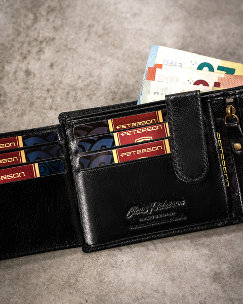 Darčeková sada: koža, stredná pánska peňaženka a kľúčenka