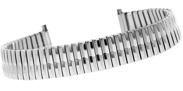 Napínací náramok Silver HQ 12 až 16 mm 109S-12/16