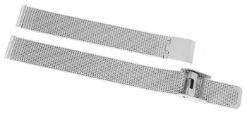 Strieborný sieťovaný náramok 12 mm 301S12