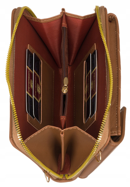 Peňaženka z ekokože so vzorom rybej kosti