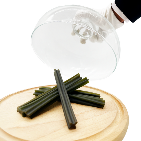 Dentálna pochúťka pre psov Dental Sticks Mersjo Hovädzie Riasy Čaj 7 ks