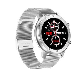 Unisex náramok Smartwatch 17-3 – strieborný + extra remienok (Sy010c)