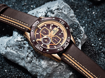 Pánske hodinky Nf8018 - Chronograf (Zn122d) + krabička