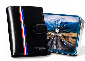 Veľká pánska peňaženka so zapínaním na patent