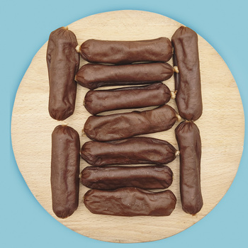 Pochúťka pre psov - Mersjo kačacie párky 500g