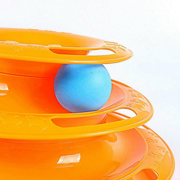 Mersjo Hračka pre mačky – veža s loptičkami