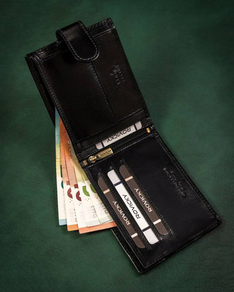 Kožená pánska peňaženka s RFID systémom