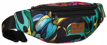 Priestranná dámska polyesterová taška cez pás