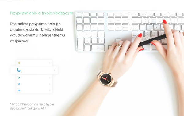 Dámske inteligentné hodinky Sw017-9 strieborná/čierna (Sg011c)