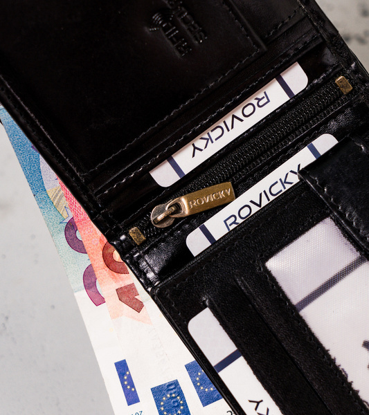 Pánska kožená peňaženka s RFID Protect