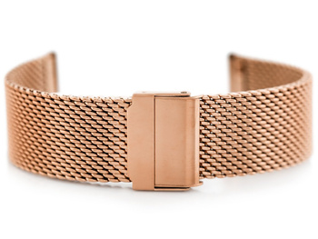 Náramok M8 - Mesh Hq - Rosegold 18mm