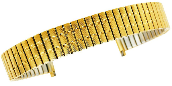 Napínací náramok Gold HQ 12 až 16 mm 108G-12/16