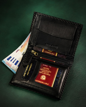 Kožená pánska peňaženka s RFID systémom