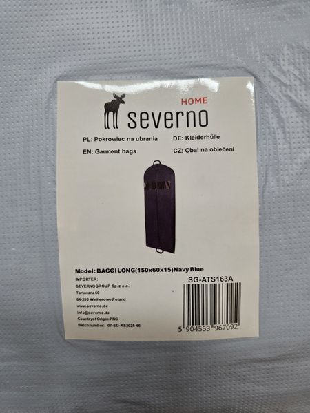 Obal na oblečenie Baggi LONG (150x60x15) námornícka modrá