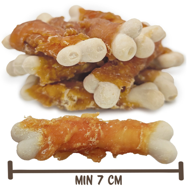 Pochúťka pre psov - Vápencové kocky s kuracím mäsom Mersjo 500g