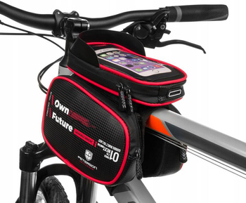 Vodotesná taška na rám bicykla