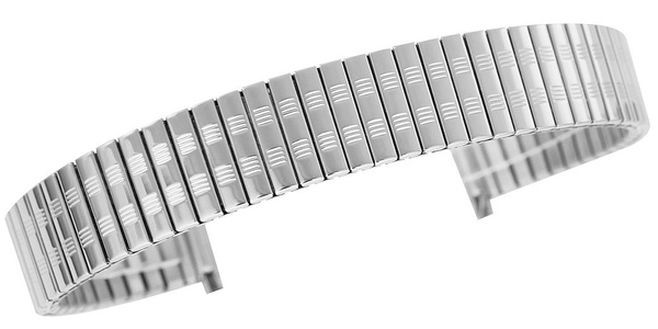 Stretch Bracelet Silver HQ 12 to 16 mm 113S-12/16