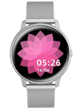 Unisex inteligentné hodinky Sw015-3 Silver (Sg010c)
