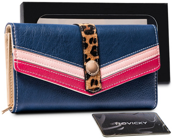Veľká dámska peňaženka s klopou na obálku