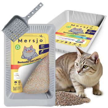 Jednorazová podstielka, bentonitová podstielka pre mačky PH CONTROL so zásobníkom 2,7 l + lopatka