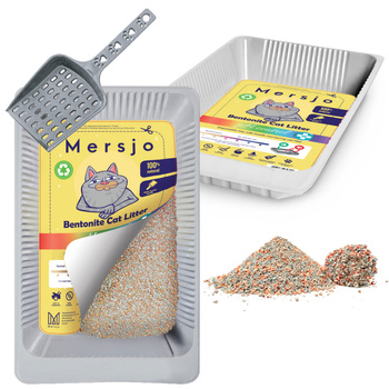 Jednorazová podstielka, bentonitová podstielka pre mačky PH CONTROL so zásobníkom 2,7 l + lopatka